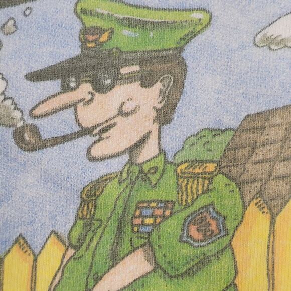 Vintage Funny Militay Humor Shirt XL 23x28 Grillmaster General - Picture 14 of 14